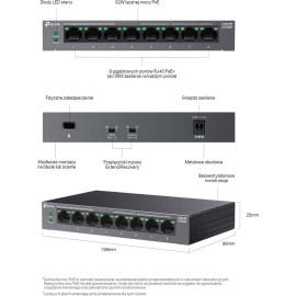 SWITCH TP-LINK LS108GP