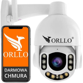 Kamera Zewnętrzna Obrotowa GSM na Kartę SIM Orllo Z7 PRO + Panel fotowoltaiczny SM6030 Pro