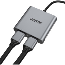 Unitek V1404B Adapter USB-C na 2x HDMI 4K MST