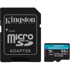 Karta pamięci microSD Kingston Canvas Go Plus microSDXC C10 UHS-I 64GB