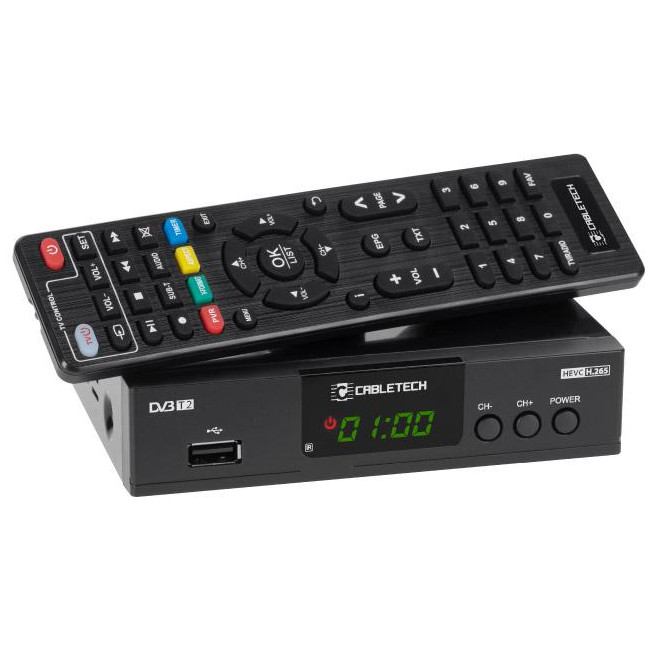 Tuner DVB-T2 H.265 HEVC Cabletech