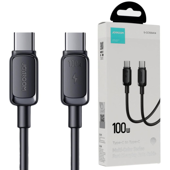 Kabel USB-C / USB-C Joyroom Fast Charging S-CC100A14 120cm 100W 5A czarny