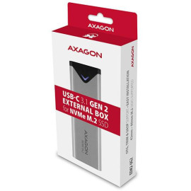 Obudowa dysku M.2 Axagon EEM2-UG2 USB-C 3.2 Gen 2 M.2 NVMe