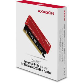 Axagon PCEM2-S Adapter wewnętrzny PCIe x16, 1x M.2 NVMe M-ke