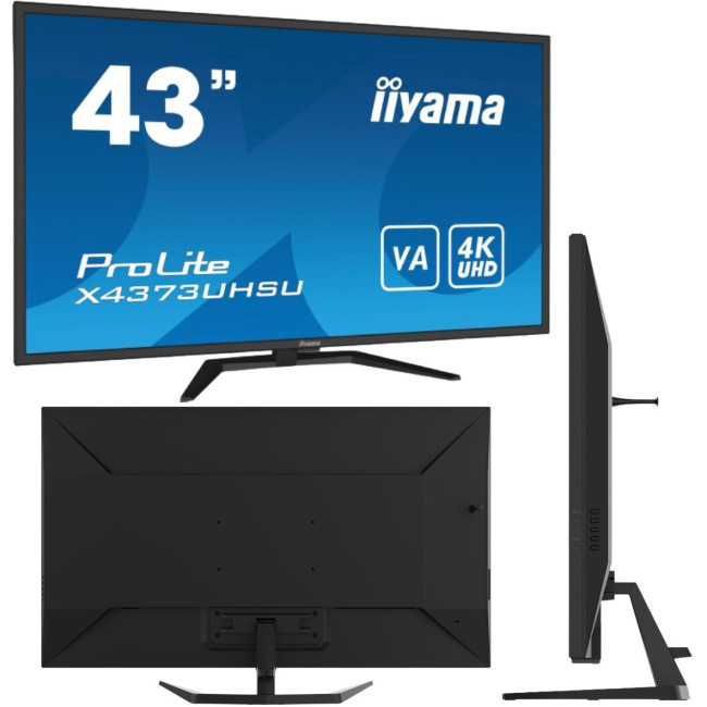 Monitor LED IIYAMA X4373UHSU-B1 43 cale VA HDMI DisplayPort USB