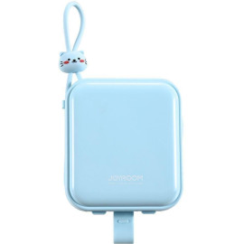 Powerbank Joyroom Cutie Series JR-L008 10000mAh 22.5W PD QC z kablami 1x USB-A 1x USB-C niebieski