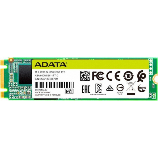 Dysk SSD Adata SU650 Ultimate 1TB M.2 2280 TLC 3D SATA