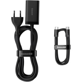 ŁADOWARKA SIECIOWA Baseus GaN 3 Pro Desktop Charger CCGP040101 65W 2x USB-A 2x USB-C PD 3.0 QC 4.0