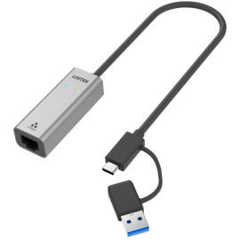 Adapter Unitek U1313C USB-A/C na RJ45 2.5G Ethernet