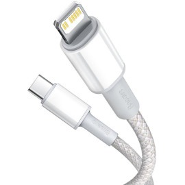 KABEL USB-C / Lightning iPhone Baseus Cafule CATLGD-02 1m 20W PD Quick Charging BIAŁY W OPLOCIE