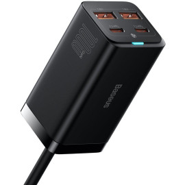 ŁADOWARKA SIECIOWA Baseus GaN 3 Pro Desktop Fast Charger CCGP000101 100W 2x USB-A 2x USB-C PD 3.0 QC 4.0+