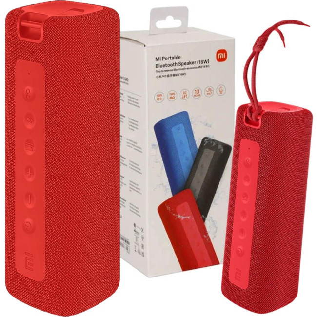 Głośnik przenośny Xiaomi Mi Portable Bluetooth Speaker czerwony