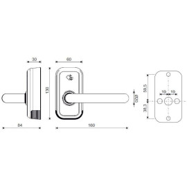 Klamka elektroniczna Compact WFE L730-EU