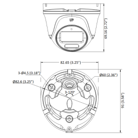 Kamera 4w1 Hilook by Hikvision kopułka 5MP TVICAM-T5M-20DL 2.8mm