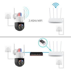 Kamera IP Orllo TZ3 zewnętrzna obrotowa Wi-Fi poe 5MP