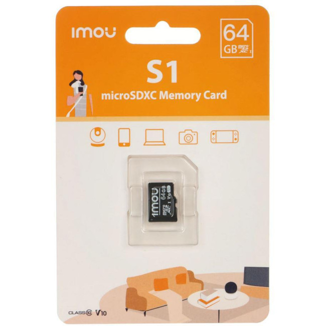 Karta pamięci microSD IMOU ST2-64-S1 64GB