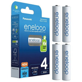 Akumulatorki R03 / AAA Panasonic Eneloop 800mAh BK-4MCDE/4BE (blister 4 szt.)