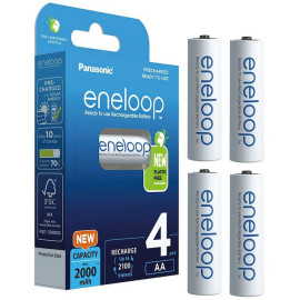 Akumulatorki AA / R6 Panasonic Eneloop 2000mAh BK-3MCDE/4BE (blister 4 szt.)