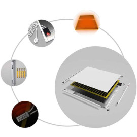 Panel grzewczy IR CRONOS Graphene PRO CGP-900TWP White