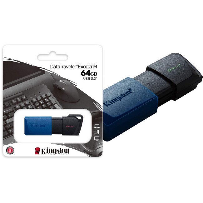 Pendrive Kingston Data Traveler Exodia M 64GB USB3.2 Gen1