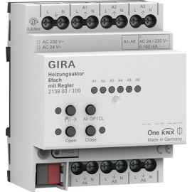 GIRA aktor grzewczy 6x regul. KNX ONE 213900