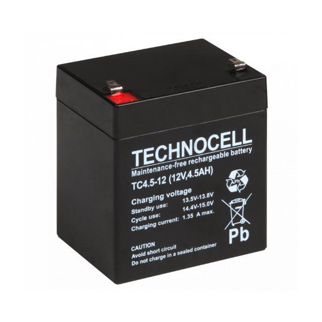 Akumulator AGM TECHNOCELL serii TC 12V 4,5Ah