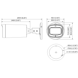 KAMERA HDCVI DAHUA HAC-HFW1500R-Z-IRE6-A-2712-S2