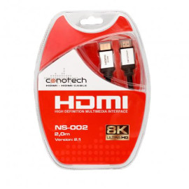 KABEL HDMI Conotech NS-002 ver.2.1 ULTRA HIGH SPEED 8K - 2m