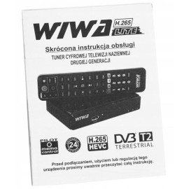 Tuner DVB-T/T2 WIWA H.265 LITE