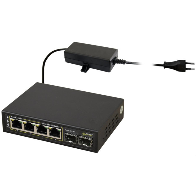 SWITCH POE 4+2SFP PULSAR SFG64