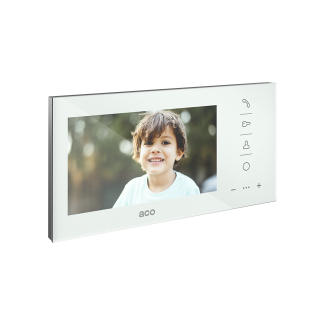 ACO GLASS-PRO-7 WH Monitor Familio COMO PRO 7 cali