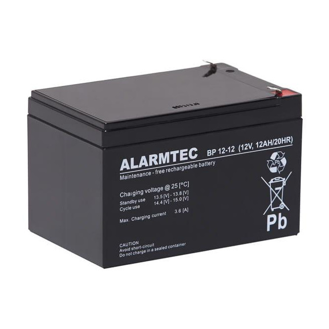 Akumulator AGM ALARMTEC serii BP 12V 12Ah