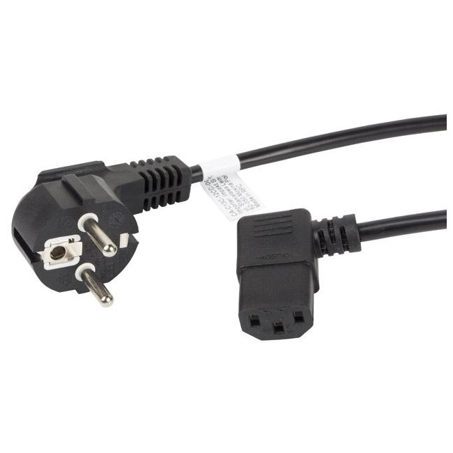 KABEL ZASILAJĄCY KĄTOWY IEC 320 C13 1.8M Lanberg