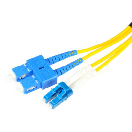 PATCHCORD ŚWIATŁOWODOWY SM SC/UPC-LC/UPC DUPLEX 2m