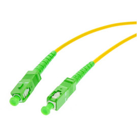 PATCHCORD ŚWIATŁOWODOWY SM 1M SIMPLEX 9/125, SC/APC-SC/APC 3MM