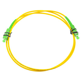 PATCHCORD ŚWIATŁOWODOWY SM 1M SIMPLEX 9/125, SC/APC-SC/APC 3MM