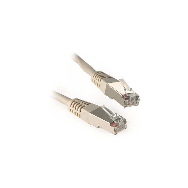 PATCHCORD KAT6 FTP 0,25M SZARY