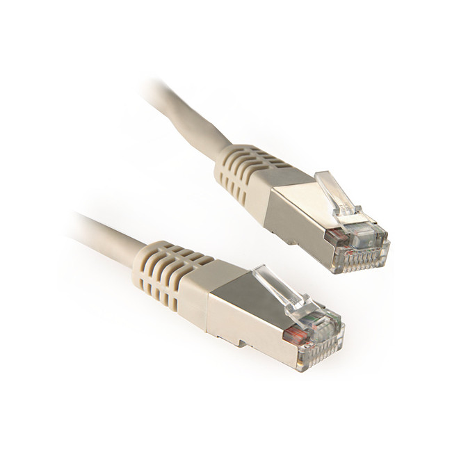 PATCHCORD KAT6 FTP 0,5M SZARY